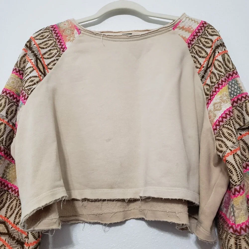 Free People Oversized Crop Top